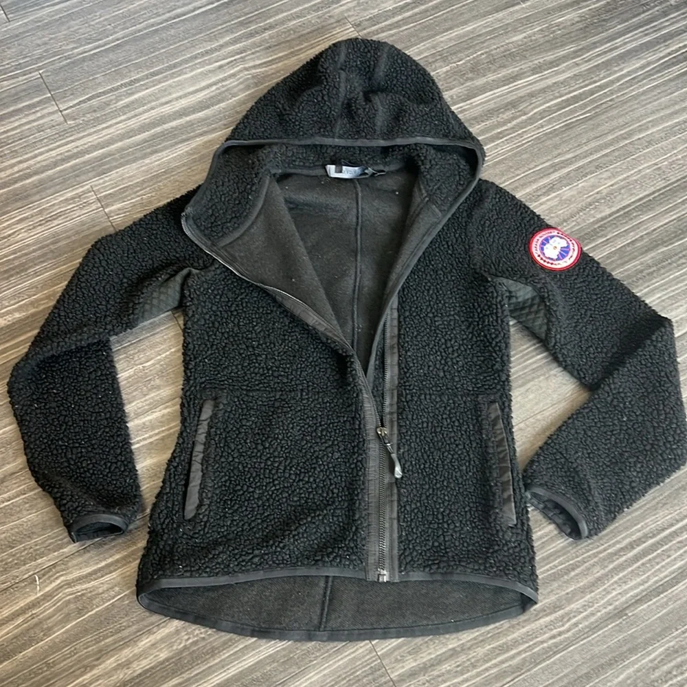 Canada Goose Fleece Hooded Jacket - Picture 12 of 12
